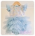 Bombacha/Romper Infantil 2 em 1 - Palhacinha - Circo com Saia Tutu Azul - comprar online