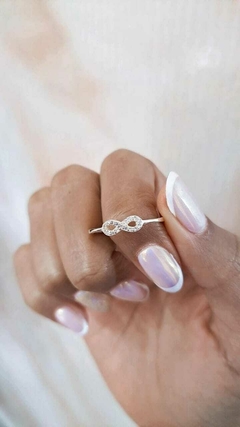 ANILLO INFINITO MICROPAVÉ