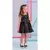 Vestido Infantil Preto Póas Coloridos MON SUCRÉ - 51133122234 - comprar online