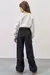 Conjunto de Blusa em Canelado Liz e Wide Leg em Moletom sem Pelúcia Vic&Vicky -81315 - CARAMELLO KIDS