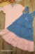 Conjunto Infantil Blusa em Malha com Salopete Jeans Borboleta e Tule Infanti - 78299 - loja online