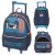 Tigor T Tigre - Kit Escolar - Mochila de Rodinha, Lancheira, Estojo Duplo (Azul-Marinho) - comprar online