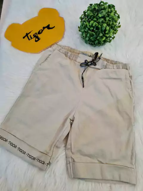 Bermuda Sarja Infantil Masculina Tigor - 10210406