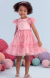 Vestido Infantil Casual em Tule Corações Mon Sucre - 51133122214