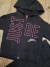 Conjunto Infantil Jaqueta e Calça Moletom Preto Kyly 208013 na internet