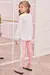 Conjunto Infantil de Blusa Alongada em Cotton e Calça Legging em Fly Tech Infanti - 79779 na internet