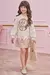 Vestido Infantil em Moletom Linho sem Pelúcia. Acompanha Bolsa em Pelo Infanti - 79668 - loja online