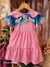 Vestido Infantil Estampado Arara Azul Mon Sucre - 51133119146