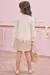 Vestido Infantil em Moletom Linho sem Pelúcia. Acompanha Bolsa em Pelo Infanti - 79668 - comprar online