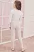 Conjunto Infantil de Blusa em Cotton e Calça em Malha Tweed Milano Infanti - 79787 na internet