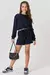 Conjunto de Blusão Cropped Over e Shorts em Molevisco Vic&Vicky - 80763