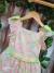 Vestido Infantil Floral Manga em Babado com Cinto Mon Sucré- 51133123106 na internet