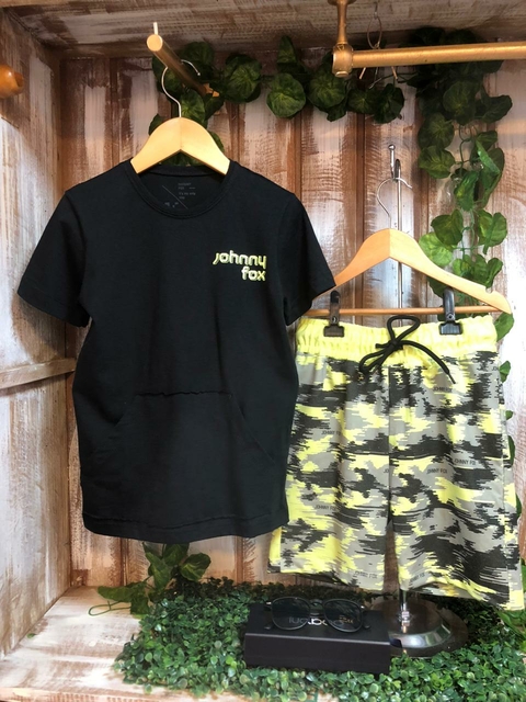 Conjunto Infantil Masculino Manga Curta Johnny Fox - 53179