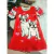 Vestido Vermelho Infantil Cachorrinhos Pugs Kukie-52875