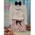 Conjunto Sweet Girl de Blusa em Canelado Delicate e Shorts Saia em Molecotton Infanti- 62844