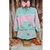 Conjunto Be Lovely de Blusão e Shorts Saia em Moletom sem Pelúcia- 63711