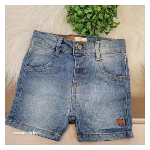 Bermuda Jeans com Bolso Bebê Menino Charpey- 26593