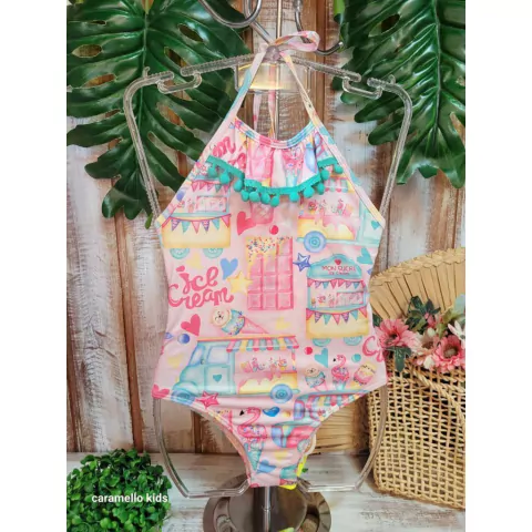 Maio Infantil Gatinhos Babadinhos com Pom Pom MON SUCRE - 13.15.52000