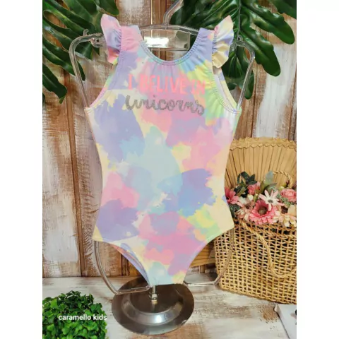 Maio Infantil Unicornio Tie Dye Candy Color KUKIÊ - 42434
