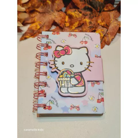 Bloquinho Hello Kitty com Velcro