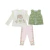 Trio de Colete em Matelassê com Bata em Cotton e Calça Legging em Termoskin Peluciado INFANTI - 79607 - comprar online