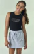 Conjunto Blusa Cropped Canelado e Shorts Saia Vic&Vicky - 86711 - comprar online