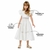 Vestido Feminino Infantil de Tricoline Midi com Entremeios LULUZIHA- 090661324 na internet