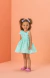 Vestido Infantil Festa Verde Menta Bolinhas MON SUCRÊ - 51133123076 - comprar online