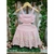 Vestido Infantil Rosa Claro de Linho com Renda Entremeios e Bordado Richelieu Luluzinha 090634324