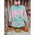 Conjunto Smile em moletinho com Shorts Saia Infanti - 63711