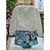 Blusa de manga longa mais Shorts De Girassol infantil Outono/inverno- 717121