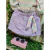 Conjunto Infantil Blusa e Shorts Saia Xadrez Lilás Kukie - 66666 - CARAMELLO KIDS