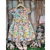 Vestido Infantil Estampa Passeio Bom Rosa e Azul- 55895