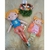 Almofada Boneca Infantil Escola de Sereias ALPHABETO– 58813 - CARAMELLO KIDS