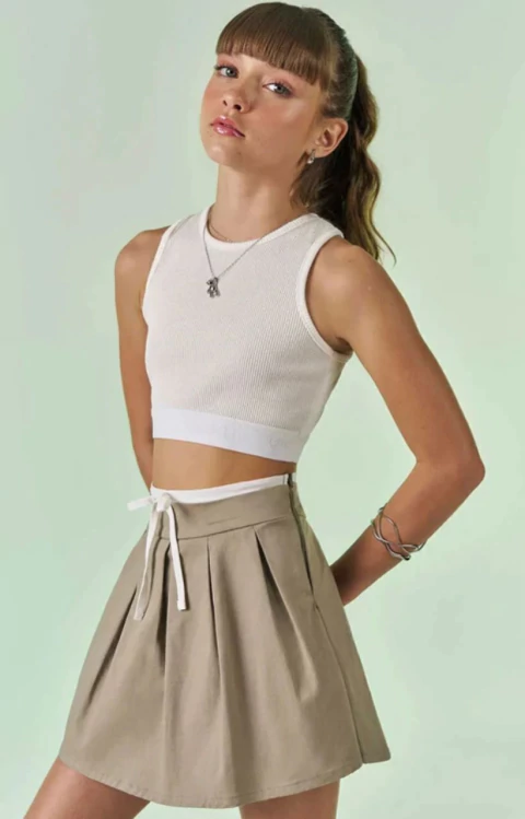 Top Cropped em Soft Line Vic&Vicky - 86757