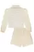 Conjunto Infantil de Jaqueta Boxy e Short Saia em Malha Twill Brilho Infanti - 79807 - Bege - comprar online