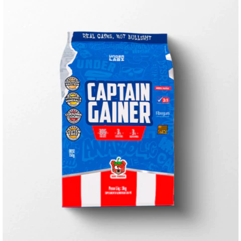CAPTAIN GAINER UNDER LABZ 3KG STRAWBEAR