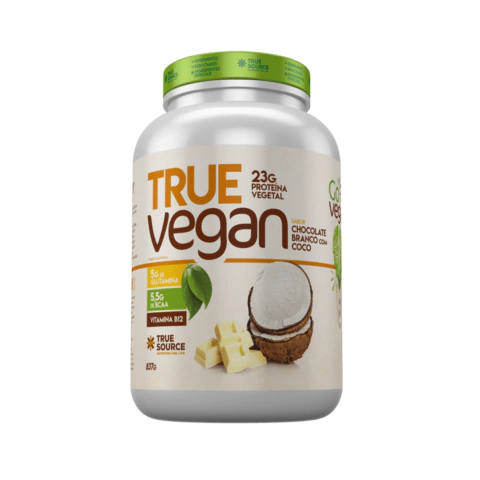 PROTEINA TRUEVEGAN TRUE SOURCE 837G - CHOCOLATE BRANCO COM COCO