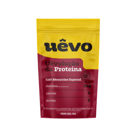 PROTEINA DO OVO UEVO 1KG - CAFE MOCACCINO