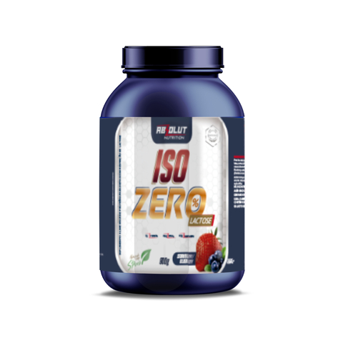 WHEY ISO ZERO LAC ABSOLUT 900G STRAWBERRY