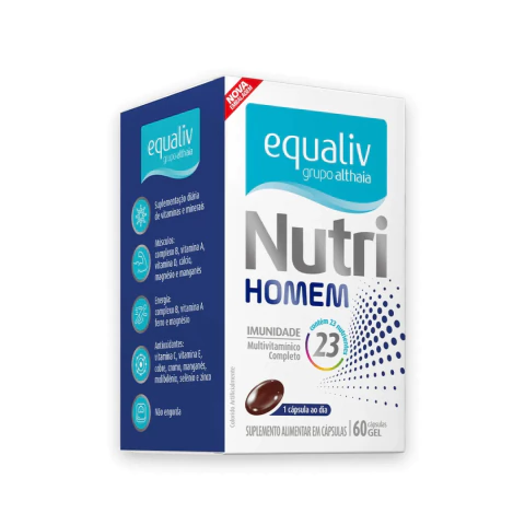 MULTIVITAMINICO NUTRI HOMEM EQUALIV 60 CAPSULAS