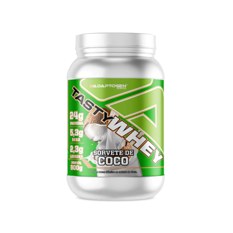 WHEY TASTY ADAPTOGEN 900G SORVETE DE COCO
