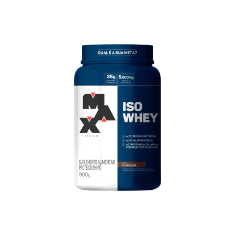 ISO WHEY MAX TITANIUM 900G - CHOCOLATE