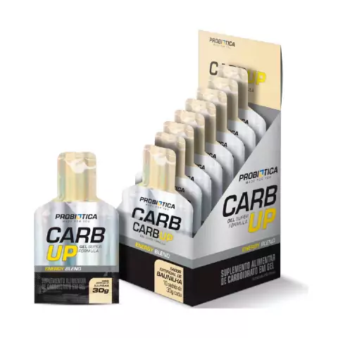 CARB UP GEL SUPER FORMULA PROBIOTICA 10 SACHÊS 30G - BAUNILHA