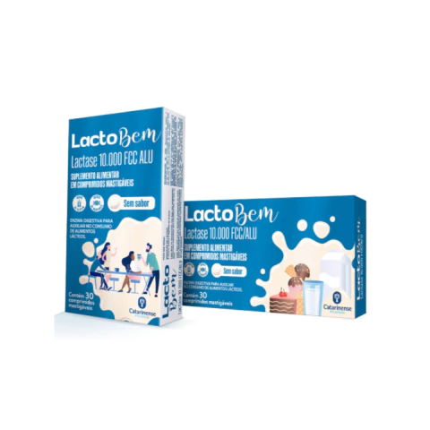 LACTOBEM 10.000 U.FCC CATARINENSE NUTRICAO 30 COMPRIMIDOS