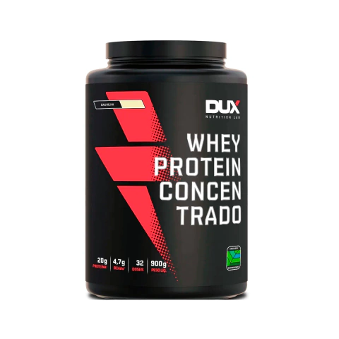 WHEY PROTEIN DUX CONCENTRADO 900G - BAUNILHA
