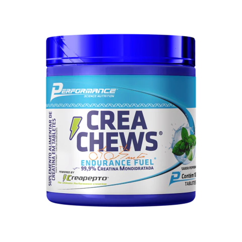 CREATINA MASTIGÁVEL CREA CHEWS PERFORMANCE 100 TABLETES - MARACUJA