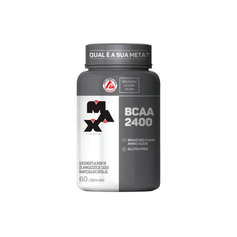 BCAA 2400 MAX TITANIUM 60 CAPSULAS