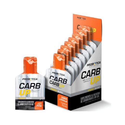 CARB-UP GEL SUPER FÓRMULA PROBIOTICA 10 SACHES - LARANJA