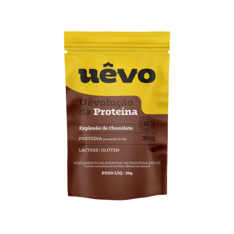 PROTEINA DO OVO UEVO 12UN 28G - CHOCOLATE